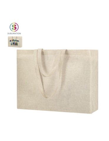 Sac publicitaire de sublimation  Syla Matières : polyester Couleurs : naturel 2
