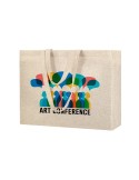Sac publicitaire de sublimation  Syla Matières : polyester Couleurs : naturel cadeau entreprise pas cher
