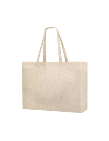 Sac publicitaire de sublimation  Syla Matières : polyester Couleurs : naturel goodies publicitaire événementiel