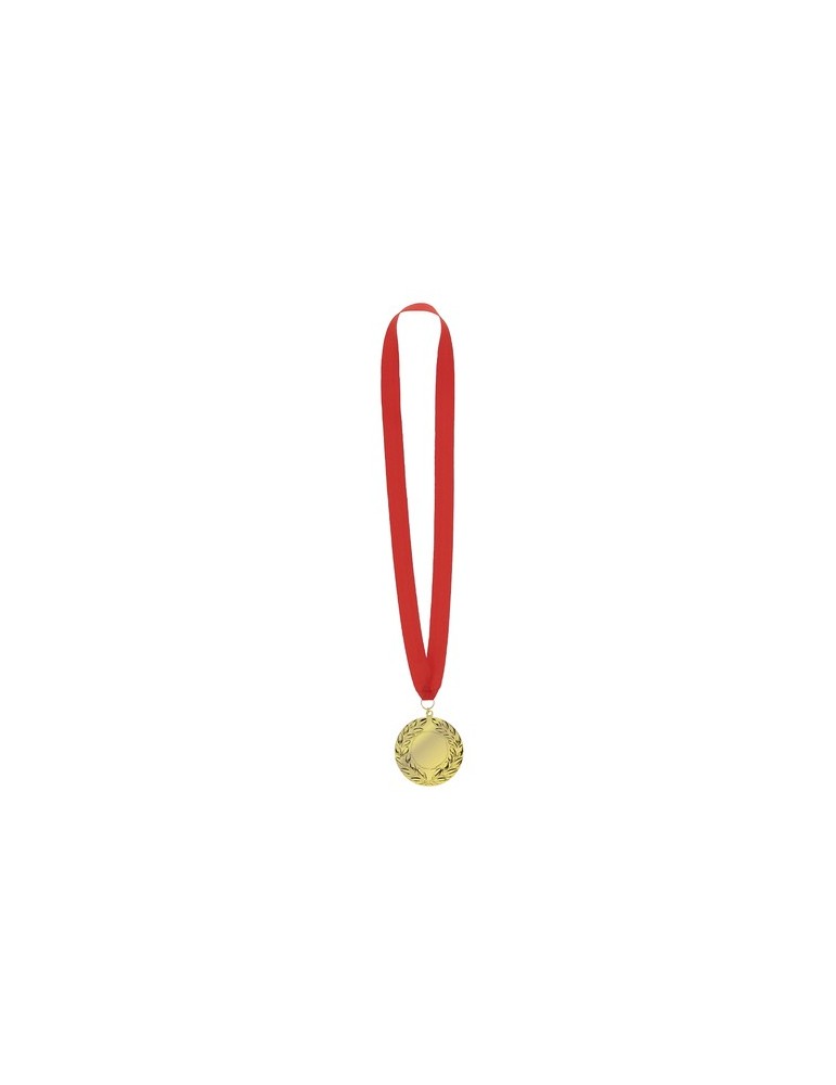 Médaille personnalisée en métal Binea Matières : métal Couleurs : doré personnalisable avec votre logo