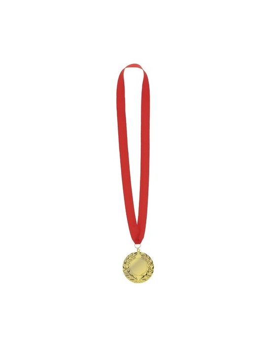 Médaille personnalisée en métal Binea Matières : métal Couleurs : doré personnalisable avec votre logo