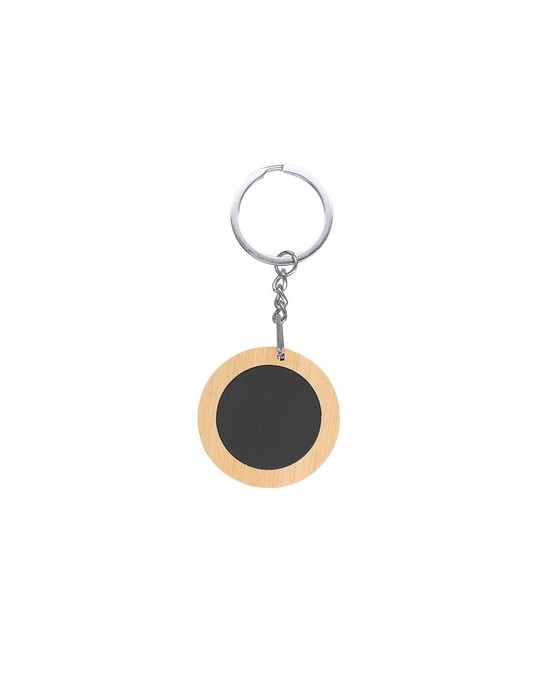 Porte-Clés publicitaire personnalisé Khozax Matières : bambou personnalisable avec votre logo