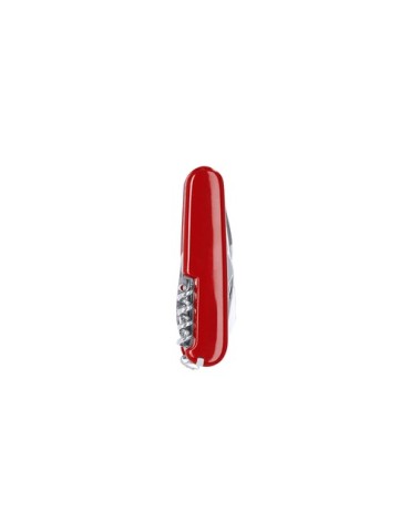 Canif publicitaire multi-usages Mansni Matières : acier inoxydable Couleurs : rouge
