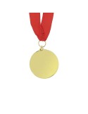 Médaille publicitaire personnalisée Gussy Matières : métal Couleurs : doré goodies publicitaire événementiel