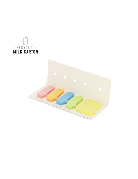 Bloc-notes publicitaire personnalisé Kalinex Couleurs : blanc Matières : carton de lait recyclé personnalisable avec votre logo