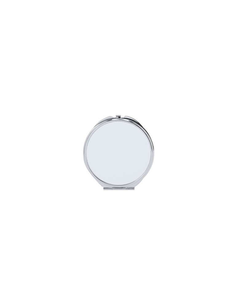 Miroir publicitaire de sublimation Ariela Matières : métal Couleurs : blanc