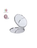 Miroir publicitaire de sublimation Ariela Matières : métal Couleurs : blanc personnalisable avec votre logo