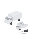 Set d'outils publicitaires personnalisés Fibrex Couleurs : blanc personnalisable avec votre logo