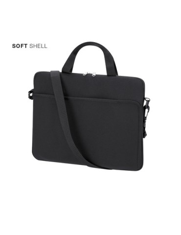 Housse publicitaire pour ordinateur portable Gormond Matières : softshell Couleurs : noir 2