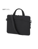 Housse publicitaire pour ordinateur portable Gormond Matières : softshell Couleurs : noir personnalisable avec votre logo
