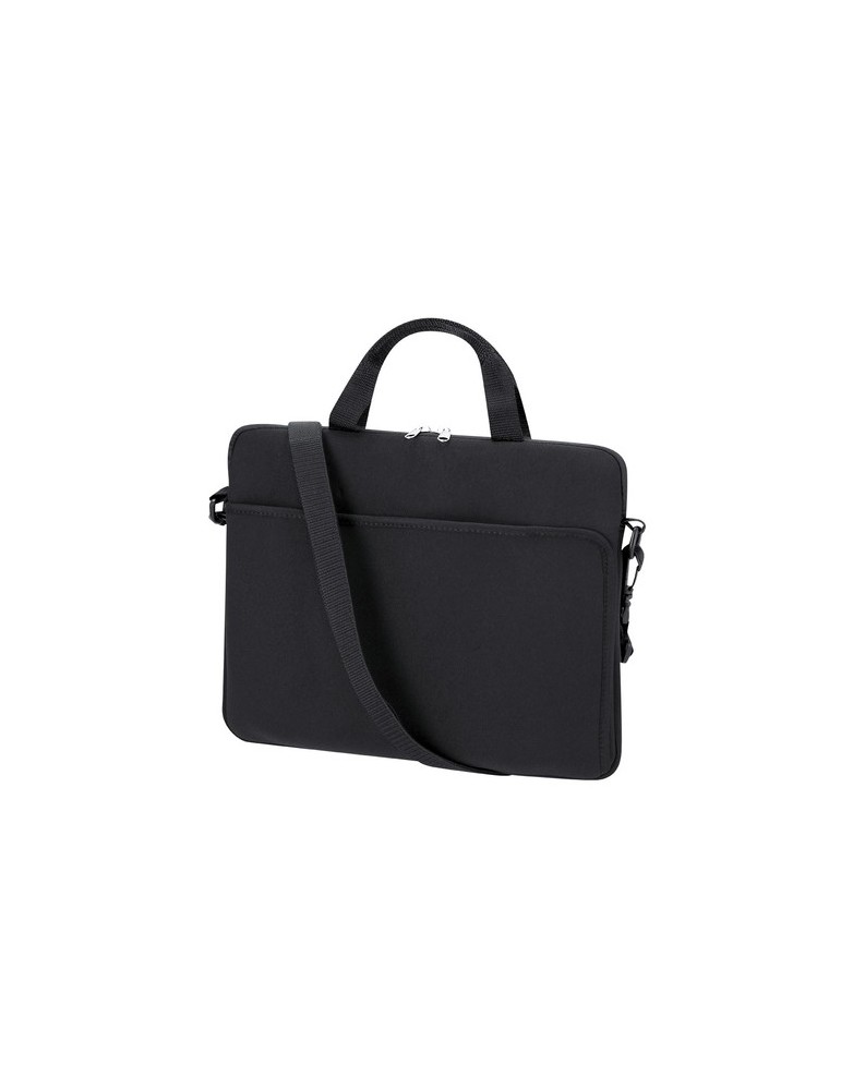 Housse publicitaire pour ordinateur portable Gormond Matières : softshell Couleurs : noir cadeau entreprise pas cher