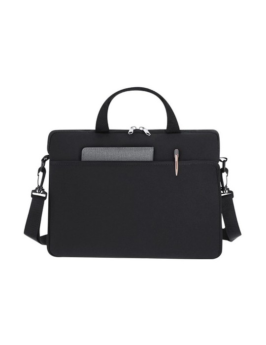 Housse publicitaire pour ordinateur portable Gormond Matières : softshell Couleurs : noir goodies publicitaire événementiel