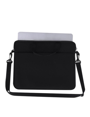 Housse publicitaire pour ordinateur portable Gormond Matières : softshell Couleurs : noir impression haute définition