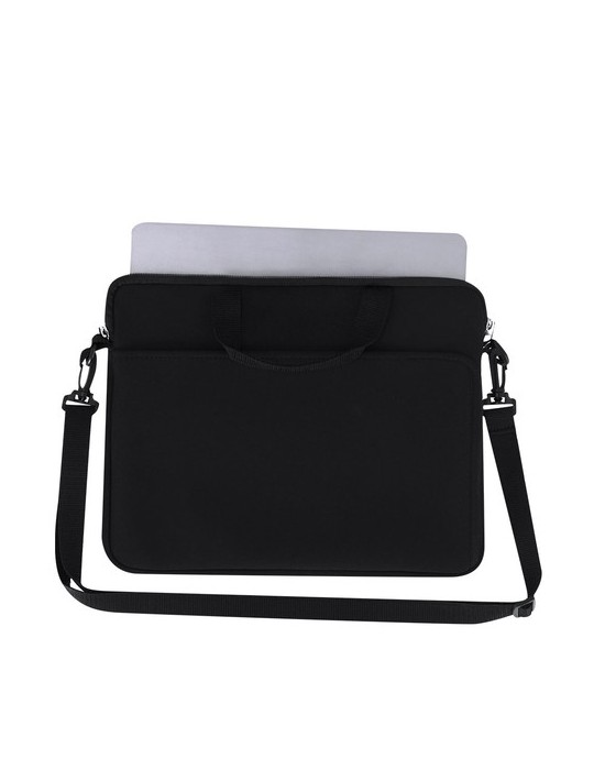 Housse publicitaire pour ordinateur portable Gormond Matières : softshell Couleurs : noir impression haute définition