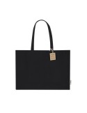 Sac publicitaire  Lilan Matières : coton recyclé Couleurs : noir