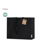 Sac publicitaire  Lilan Matières : coton recyclé Couleurs : noir personnalisable avec votre logo