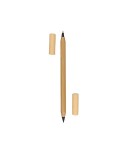 Stylo crayon publicitaire Éternel de Pikford Matières : bambou Couleurs : naturel