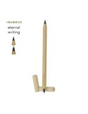 Stylo crayon publicitaire Éternel de Pikford Matières : bambou Couleurs : naturel personnalisable avec votre logo
