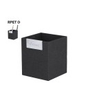 Porte-Crayons Personnalisé Publicitaire Éco-responsable Xadry Couleurs : noir Matières : polyester recyclé personnalisable avec 