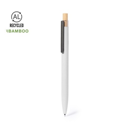 Stylo Éco-responsable Personnalisé et Stylé - Adam à Prix Abordable Matières : bambou Couleurs : bleu accessoire événementiel un
