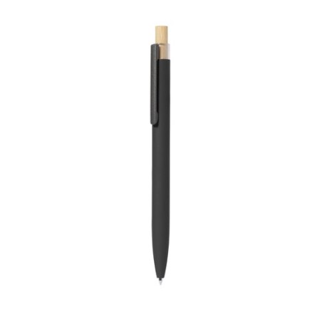 Stylo Éco-responsable Personnalisé et Stylé - Adam à Prix Abordable Matières : bambou Couleurs : bleu goodies personnalisé en st