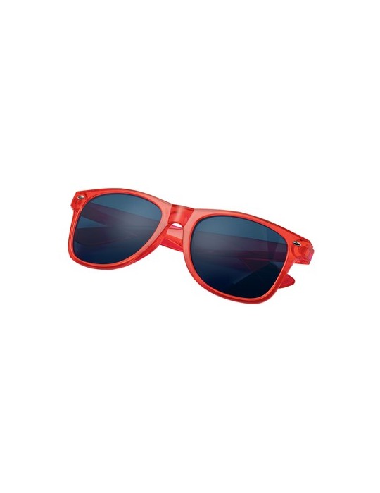Lunettes de soleil publicitaires s Skubic Matières : PET recyclé Couleurs : noir marquage couleur éclatante