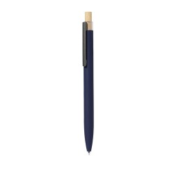 Stylo Éco-responsable Personnalisé et Stylé - Adam à Prix Abordable Matières : bambou Couleurs : bleu cadeau client original