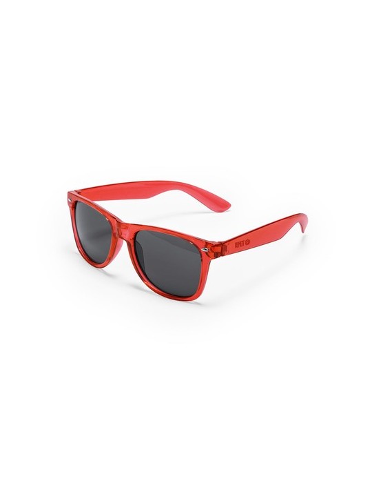 Lunettes de soleil publicitaires s Skubic Matières : PET recyclé Couleurs : orange impression haute définition