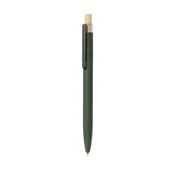 Stylo Éco-responsable Personnalisé et Stylé - Adam à Prix Abordable Matières : bambou Couleurs : bleu marquage laser ultra préci