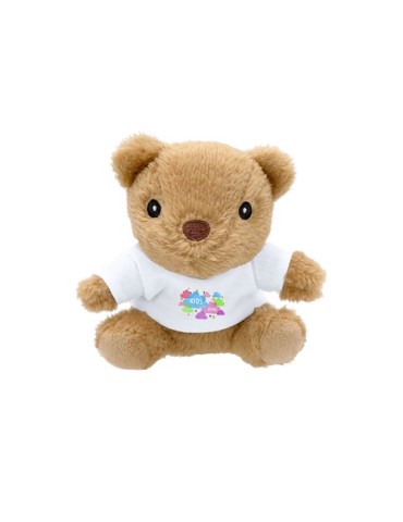 Peluche personnalisée en peluche Glik Couleurs : marron Matières : polyester recyclé