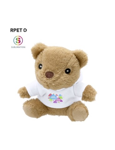 Peluche personnalisée en peluche Glik Couleurs : marron Matières : polyester recyclé 2