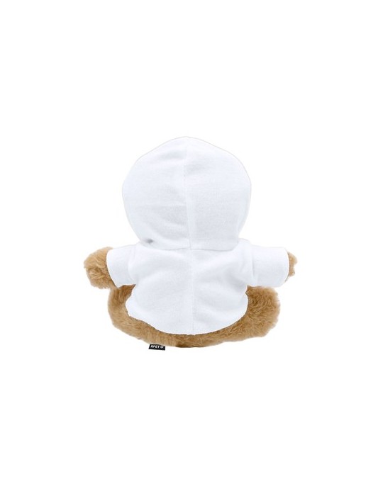 Peluche personnalisée en peluche Glik Couleurs : marron Matières : polyester recyclé goodies publicitaire événementiel
