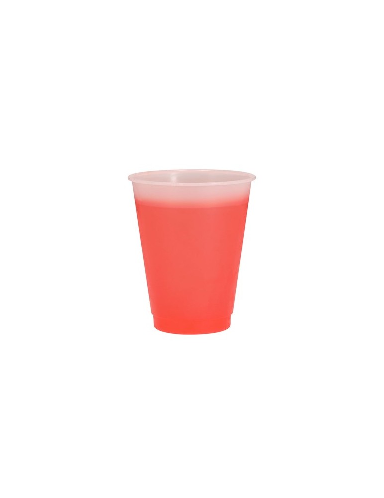 Verre personnalisé  Yanin Matières : polypropylène (PP) Couleurs : rouge personnalisable avec votre logo