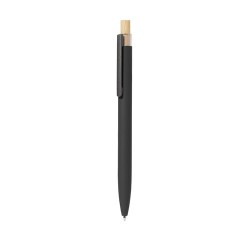 Stylo Éco-responsable Personnalisé et Stylé - Adam à Prix Abordable Matières : bambou Couleurs : rouge marquage couleur éclatant