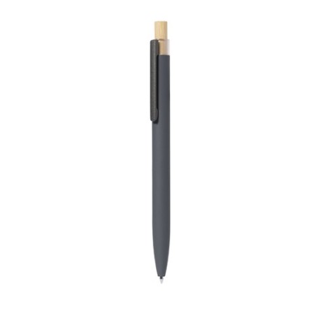Stylo Éco-responsable Personnalisé et Stylé - Adam à Prix Abordable Matières : bambou Couleurs : rouge marquage laser ultra préc