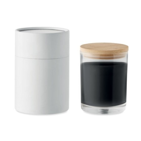 Bougie parfumée  à la vanille - ANCIENT HIGH Matières : verre Couleurs : noir personnalisable avec votre logo