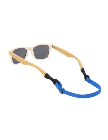 Bandelette  pour lunettes Redrag - Étui publicitaire Kierden Matières : polyester Couleurs : blanc marquage couleur éclatante