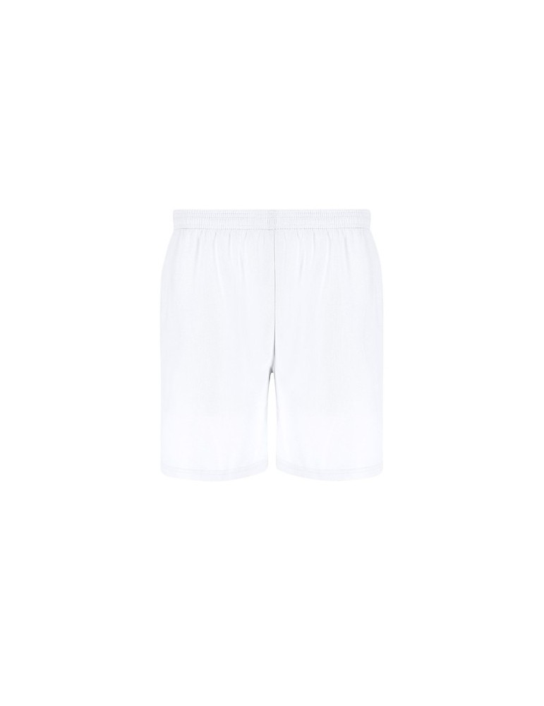 Shorts Éco-responsables Enfant Rudig Matières : polyester Taille textile : 12 ans Couleurs : blanc marquage couleur éclatante