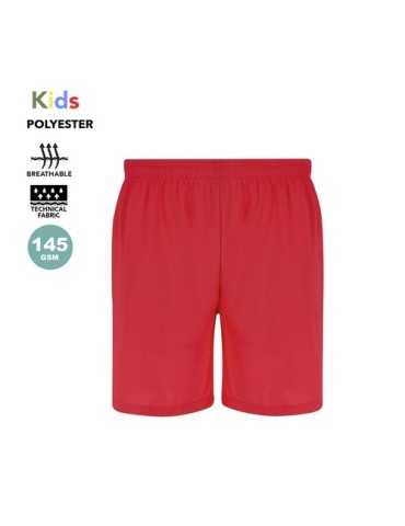 Shorts Éco-responsables Enfant Rudig Matières : polyester Taille textile : 4 ans Couleurs : rouge goodies publicitaire événement