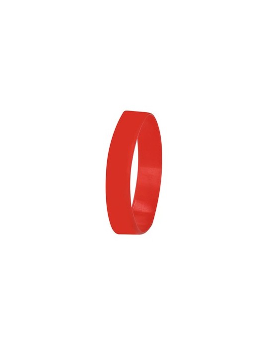 Bracelet Publicitaire Éco-responsable Greif Matières : silicone Couleurs : rouge impression haute définition