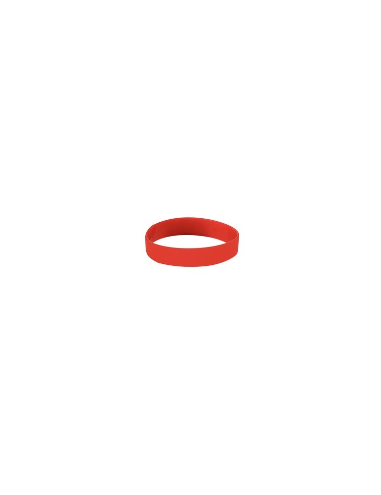 Bracelet Publicitaire Éco-responsable Greif Matières : silicone Couleurs : rouge goodies personnalisé en stock