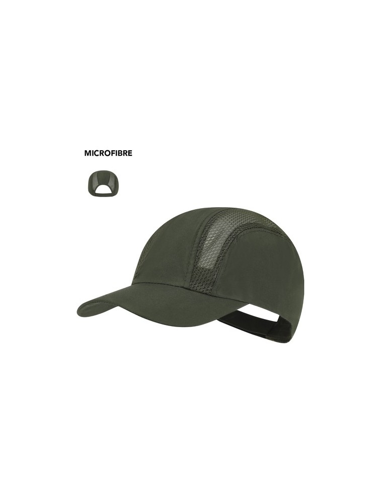 Casquette Publicitaire Éco-responsable Hakos Matières : microfibre Couleurs : naturel cadeau client original