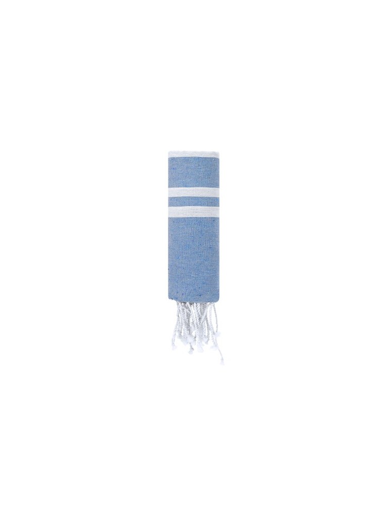 Paréo Serviette Publicitaire Éco-responsable Kissler Matières : coton Couleurs : bleu clair goodies publicitaire durable