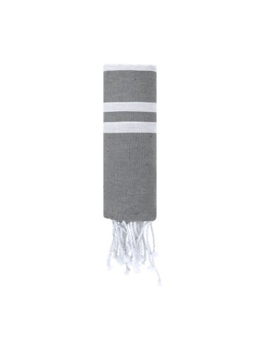 Paréo Serviette Publicitaire Éco-responsable Kissler Matières : coton Couleurs : bleu clair marquage laser ultra précis