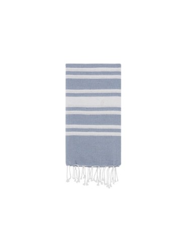 Paréo Serviette Publicitaire Éco-responsable Kissler Matières : coton Couleurs : bleu marine cadeau client original