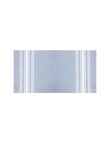 Paréo Serviette Publicitaire Éco-responsable Kissler Matières : coton Couleurs : bleu marine cadeau affaires élégant
