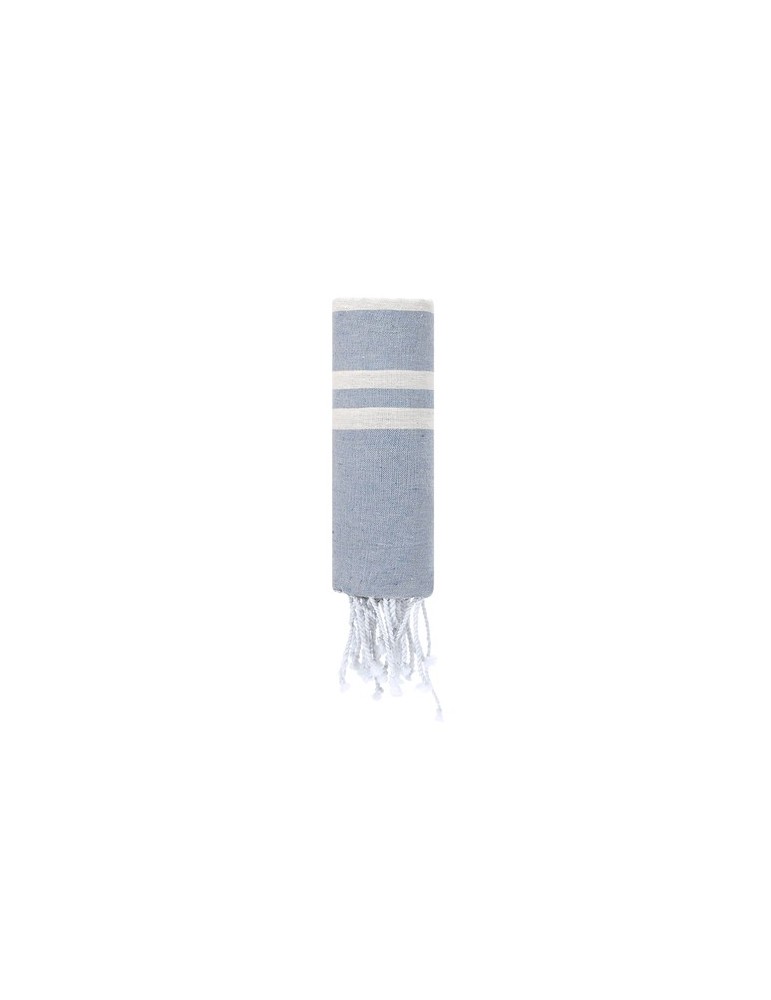 Paréo Serviette Publicitaire Éco-responsable Kissler Matières : coton Couleurs : bleu marine goodies entreprise design