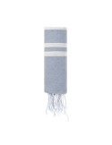 Paréo Serviette Publicitaire Éco-responsable Kissler Matières : coton Couleurs : bleu marine goodies entreprise design