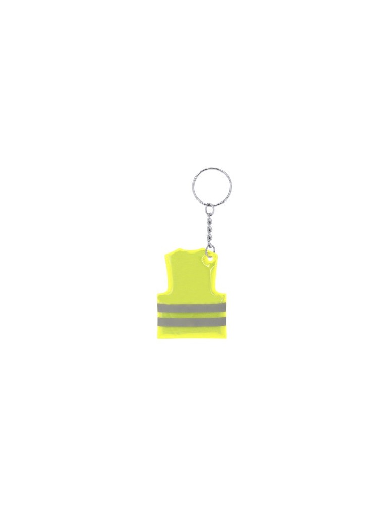 Porte-Clés Publicitaire Personnalisé Cebrom Matières : PVC Couleurs : jaune personnalisable avec votre logo