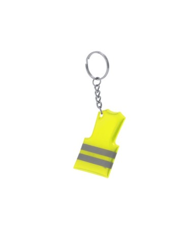 Porte-Clés Publicitaire Personnalisé Cebrom Matières : PVC Couleurs : jaune cadeau entreprise pas cher
